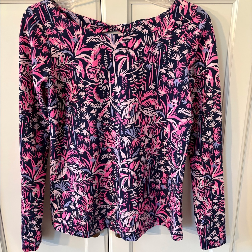 Lilly Pulitzer Tristan Top Twist Cutout Back XS